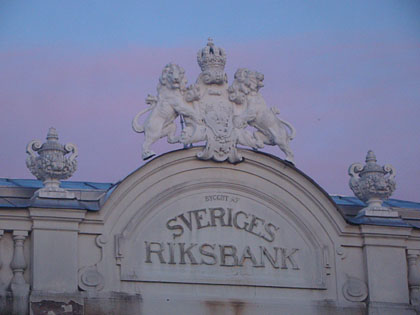 Byggd av Riksbanken