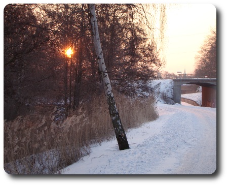 soluppgång vid Mieån soluppgång vid Mieån