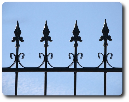 Vinter i Karlshamn - staket