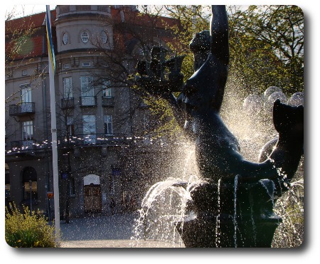 fontän i Karlshamn fontän i Karlshamn