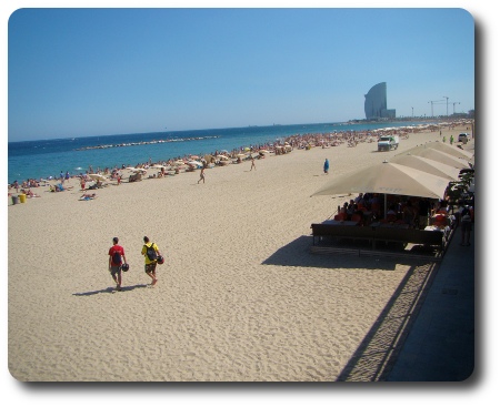 stranden i Barcelona stranden i Barcelona