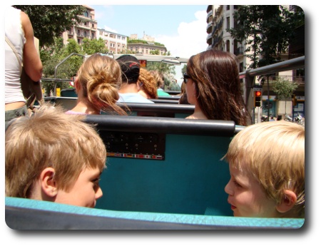 Bussrundtur i Barcelona.