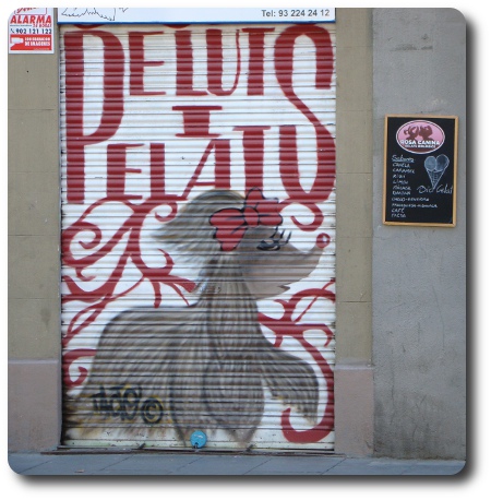 En djuraffär i Barcelona